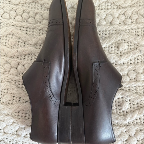 Salvatore Ferragamo TRAMEZZA Filosofo Monk Strap Shoes Brown Sz 11 1/2 main image 12